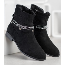 Cm Paris Lehmätytöt koristeellisella ketjulla musta 1