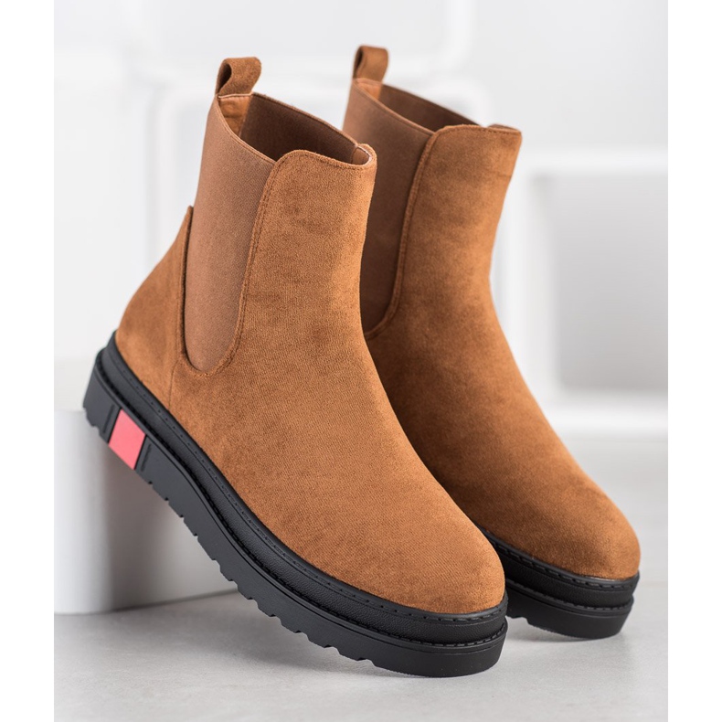 Seastar Saappaat alustalla ruskea 1