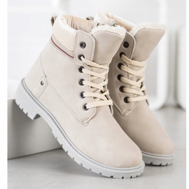 Sport Tyylikkäät Beige Trappers 1