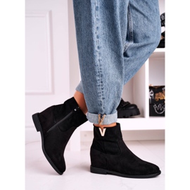 FG1 Naisten nilkkurit Mokkanahka Musta Vanya 2