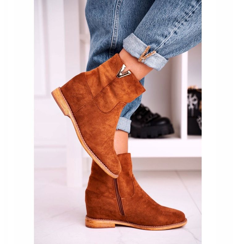 FG1 Naisten nilkkurit Mokkanahka Ruskea Vanya 1