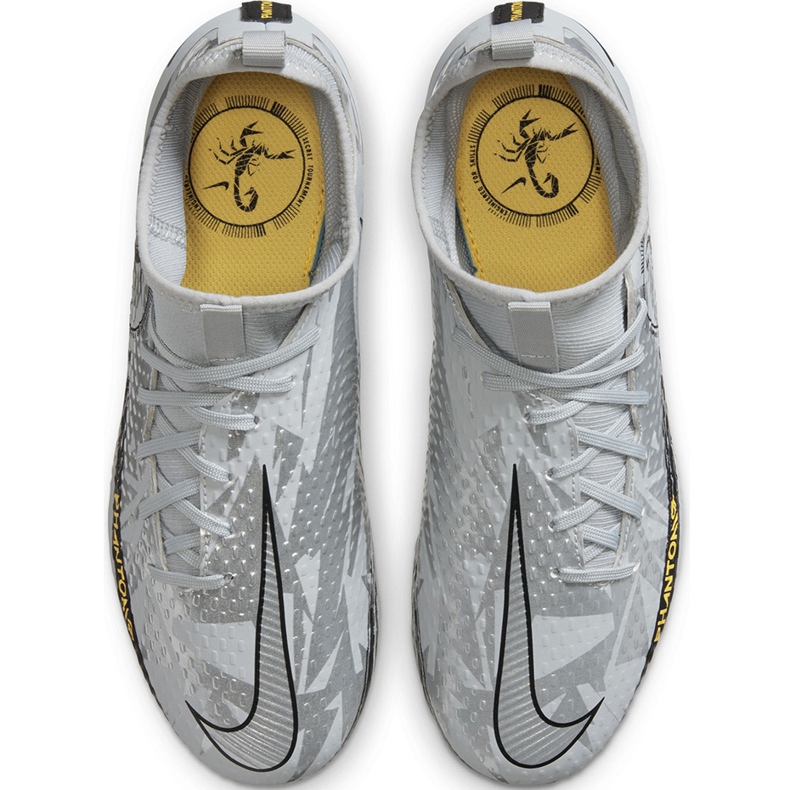 Nike Phantom Gt Scorpion Academy Dynamic Fit FG / MG Junior DA2287 001 jalkapallokengät hopeanharmaa harmaa 1