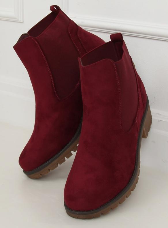 Burgundy 8B902 naisten viinikengät punainen 1