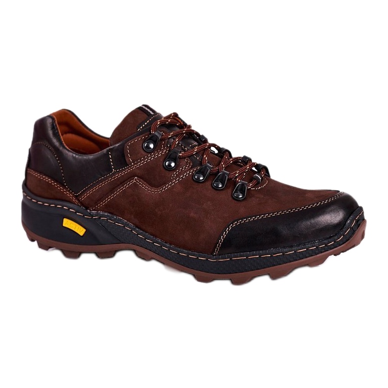 Bednarek Polish Shoes Miesten vaellusnahkakengät Bednarek Activ Brown ruskea 1