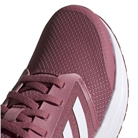 Naisten juoksukengät adidas Galaxy 5 burgundy FW6124 valkoinen punainen 2