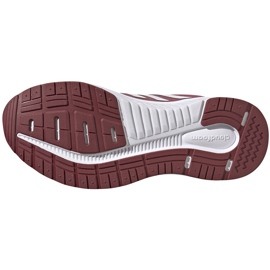 Naisten juoksukengät adidas Galaxy 5 burgundy FW6124 valkoinen punainen 5