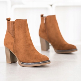 Super Mode Kamelin saapikkaat postissa ruskea keltainen 1