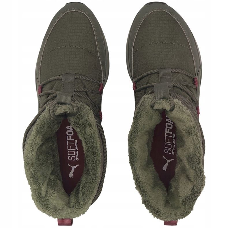 Naisten kengät Puma Adela Winter Boot Thyme green 369862 05 vihreä 1