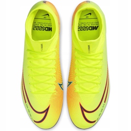 Nike Mercurial Superfly 7 Pro Mds Fg BQ5483 703 jalkapallokengät valkoinen, musta, vaaleanpunainen keltainen 1