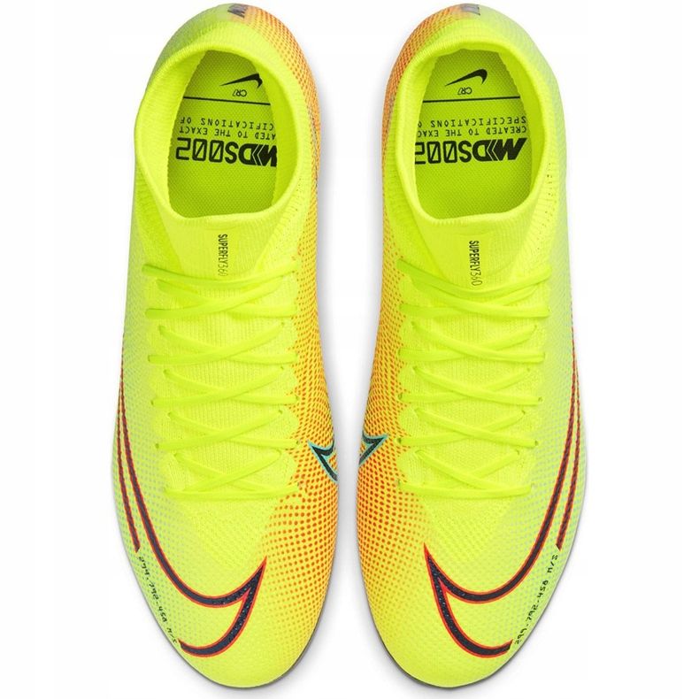 Nike Mercurial Superfly 7 Pro Mds Fg BQ5483 703 jalkapallokengät valkoinen, musta, pinkki keltainen 1