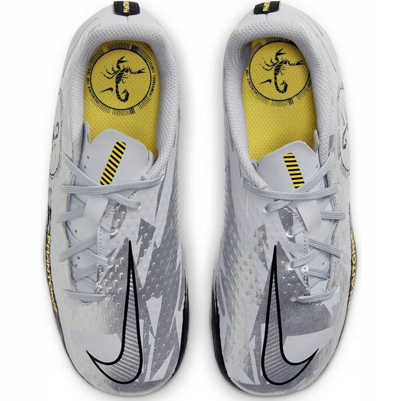 Nike Phantom Gt Academy Scorpion FG / MG Junior DB7631 001 jalkapallokengät valkoinen 1