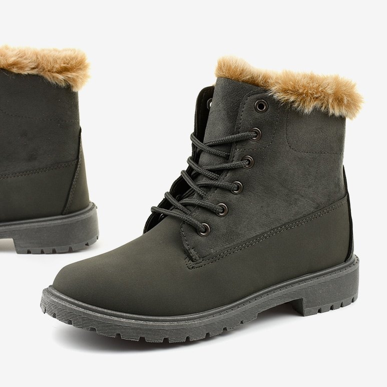 Harmaat saappaat Olaksalim -eristetyt saappaat 1