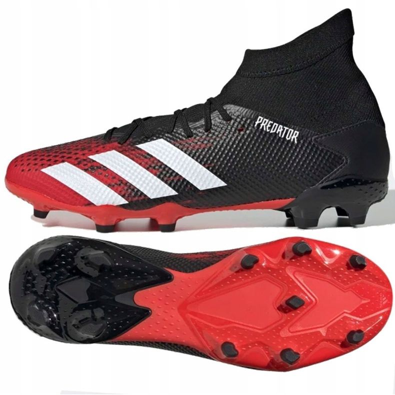 Adidas Predator 20.3 Fg EE9555 jalkapallokengät musta 4