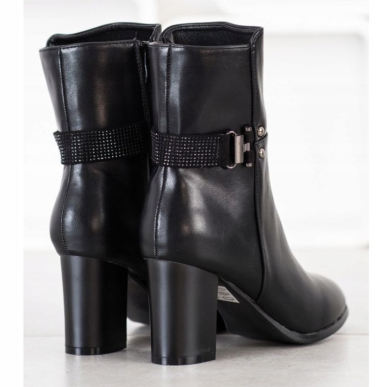 Sabatina Tyylikkäät korkeat saappaat musta 1