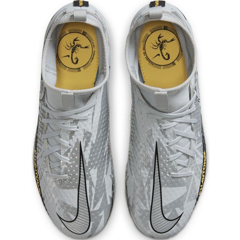 Nike Phantom Gt Scorpion Academy Dynamic Fit FG / MG Jr DA2287001 Jalkapallokengät sininen harmaa 1
