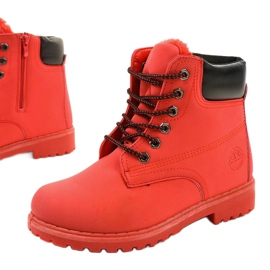 Ermington punaiset nauhakengät punainen 1