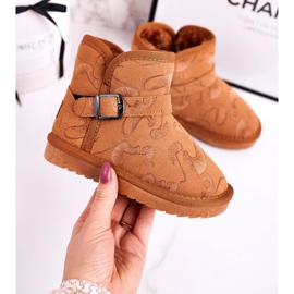 Apawwa Lasten lumisaappaat turkis ruskea Kawai 1