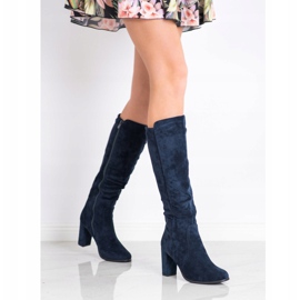 Sabatina Suede Navy Blue saappaat tummansininen 1