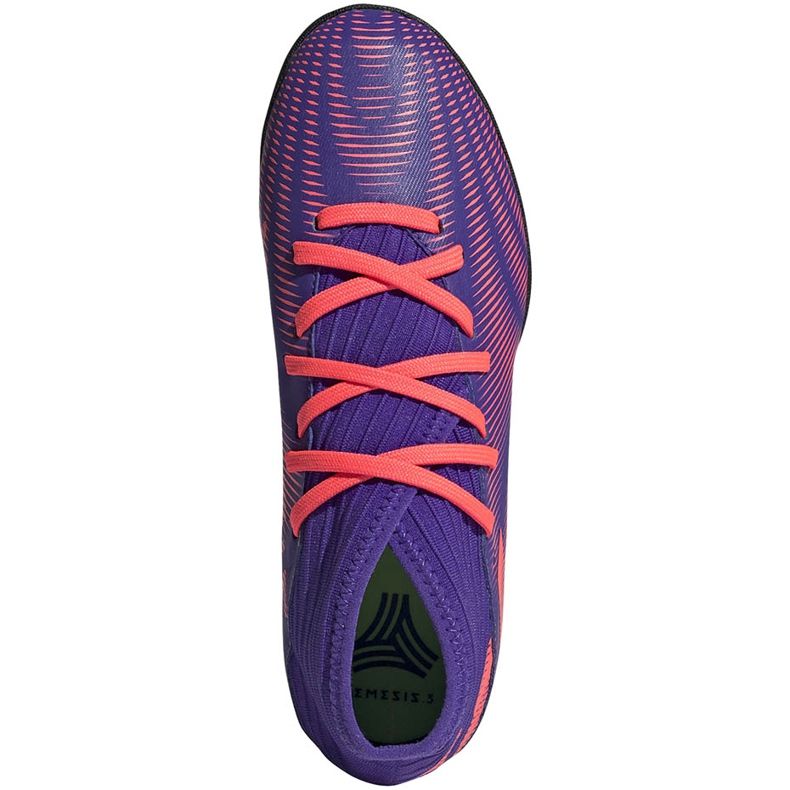 Jalkapallokengät adidas Nemeziz.3 Tf Junior violetti-vaaleanpunainen EH0576 monivärinen 1