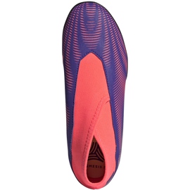 Adidas Nemeziz.3 Ll Tf Junior violetti-vaaleanpunainen EH0584 jalkapallokengät 1