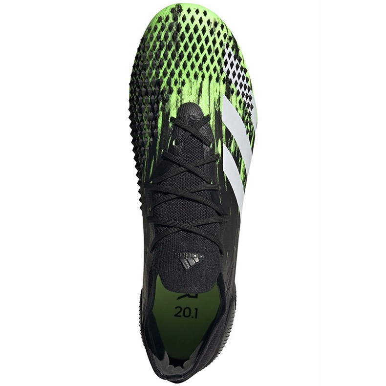Jalkapallokengät adidas Predator Mutator 20.1 L Fg musta ja vihreä EH2885 1