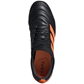 Adidas Copa 20.1 Fg jalkapallokengät musta ja oranssi EH0882 2