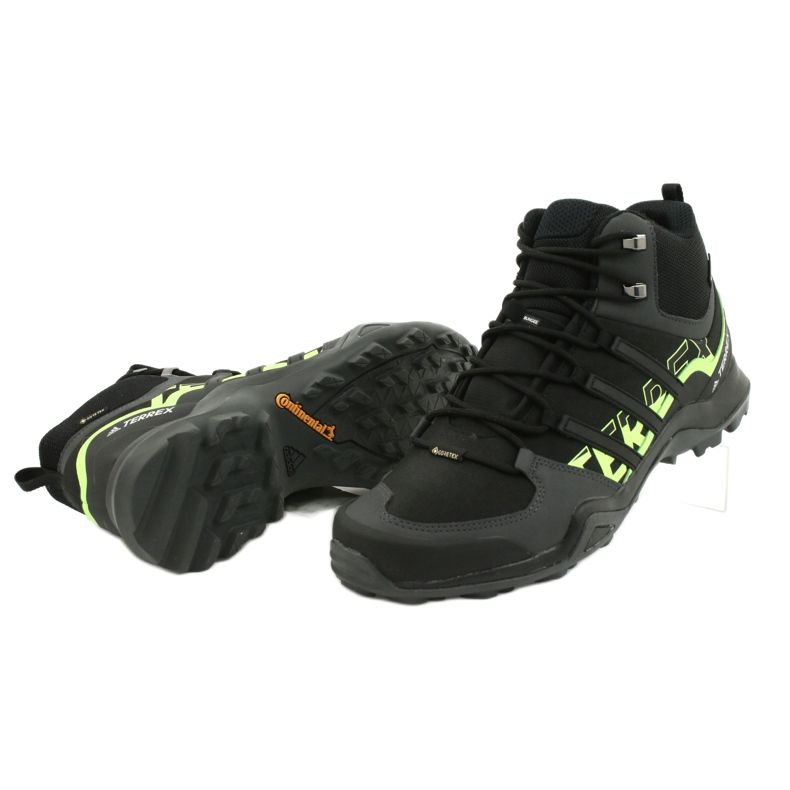 Adidas Terrex Swift R2 Mid Gtx miesten kengät, musta EH2281 harmaa vihreä 4