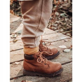 Apawwa Lasten poikien ruskeat saappaat Moa -saappaat 1