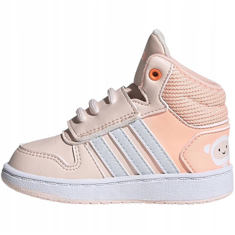 Adidas Hoops Mid vaaleanpunainen FW4924 lasten kengät 1