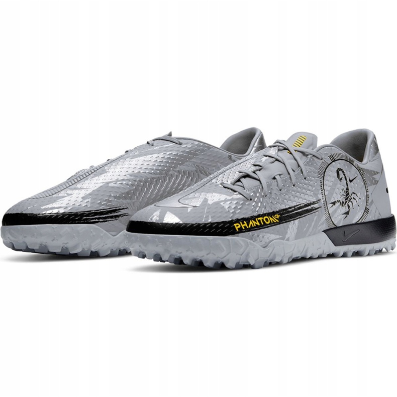 Nike Phantom Gt Scorpion Academy Dynamic Fit Tf DA2263 001 jalkapallokengät harmaa musta 1