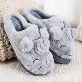 Bona Naisten yksisarviset tossut harmaa 1