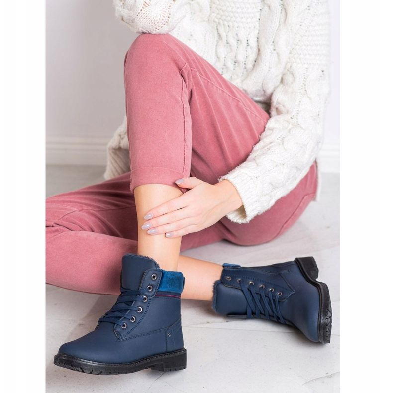 Sport Tyylikkäät Navy Blue Trappers laivastonsininen 1