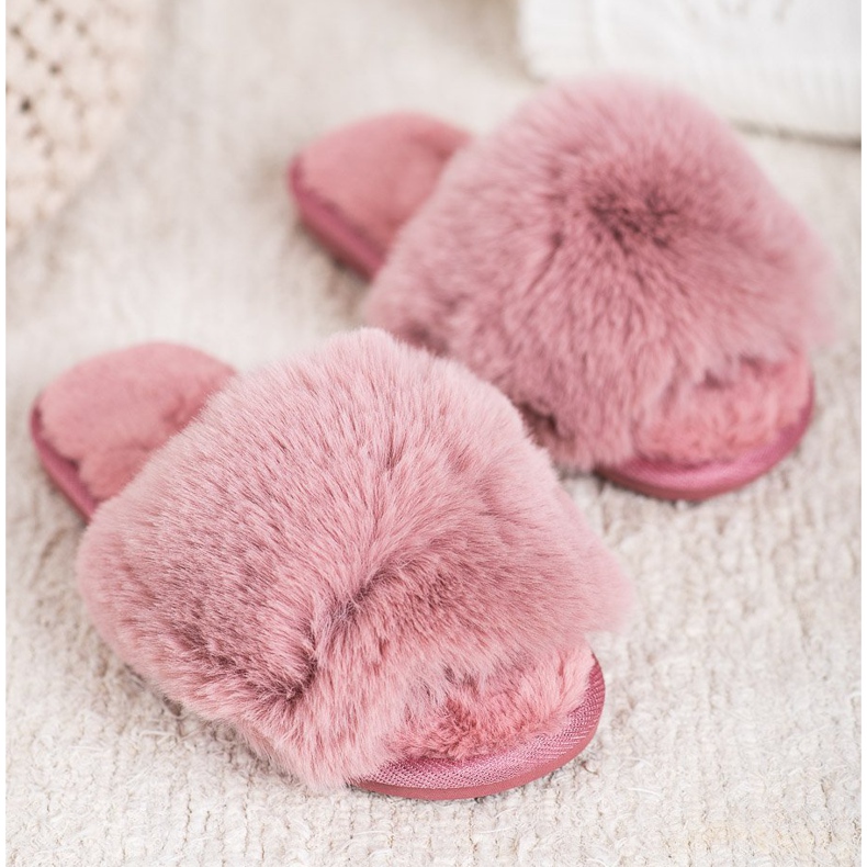 Bona Tyylikkäät vaaleanpunaiset tossut vaaleanpunainen 1