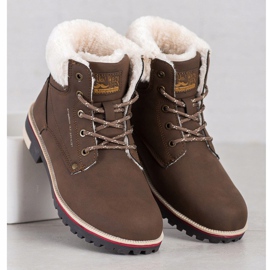 Arrigo Bello Lämpimät vaelluskengät ruskea 1