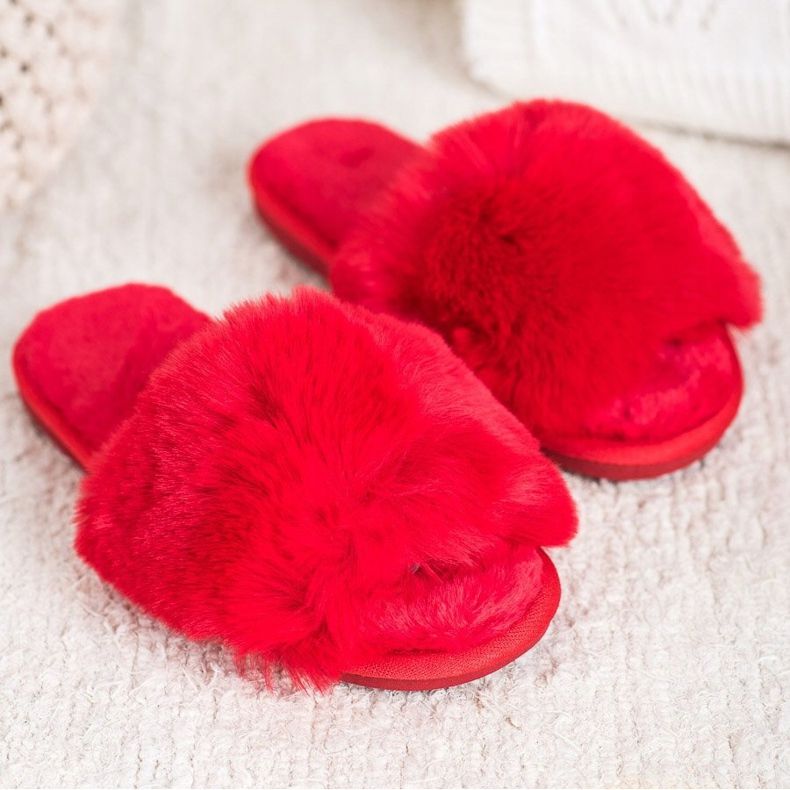 Bona Tyylikkäät punaiset tossut punainen 2