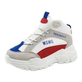 Valkoiset lenkkarit, eristetyt denim -lenkkarit valkoinen monivärinen 1