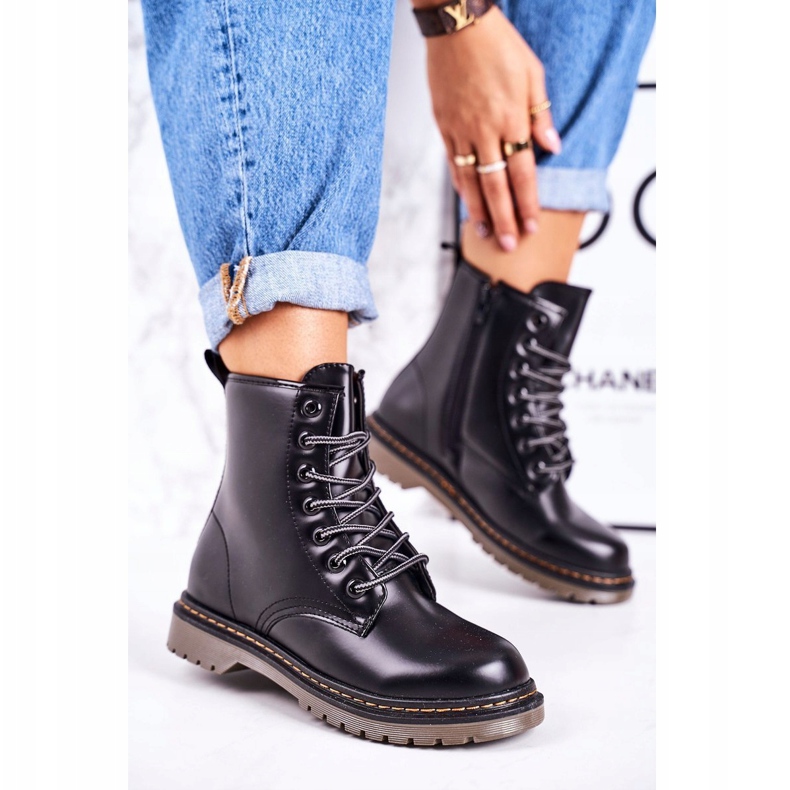 Naisten lämpimät saappaat Mattamusta Thunder 1