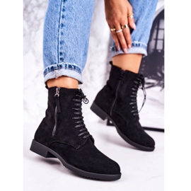 PJ1 Klassiset naisten lämpimät mokkanahkaiset mustat yksinkertaisuus 1