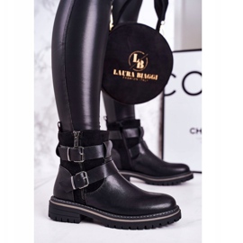 PJ1 Naisten lämpimät saappaat Työntekijät Musta Intensity 1