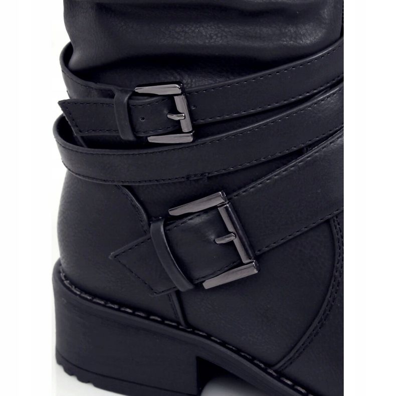 Mustat naisten ratsastussaappaat 7501 Musta 1