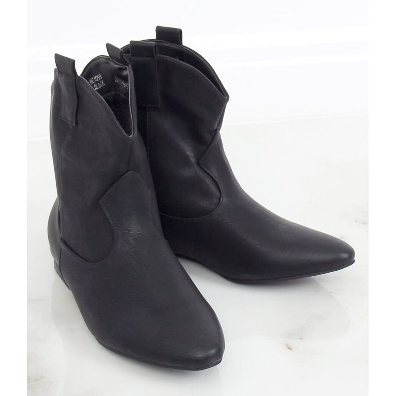 Naisten mustat viljaverhot NC1058 musta 2