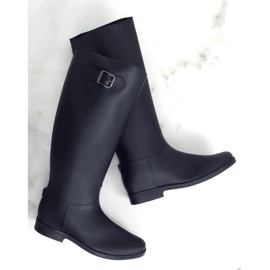 Musta naisten galoshes D60 Black 1