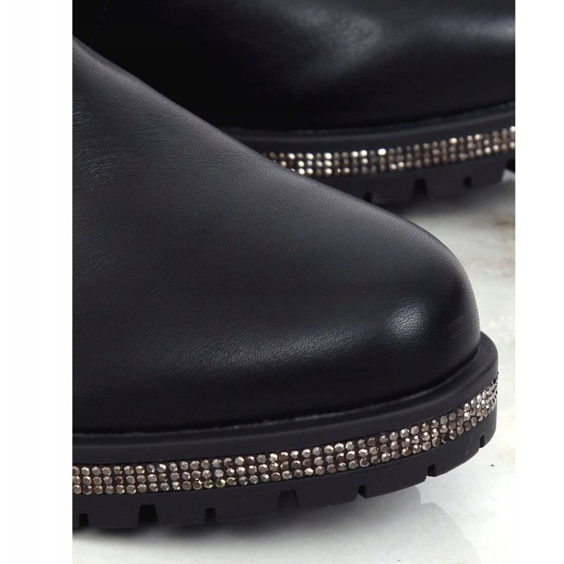 Musta naisten ratsastussaappaat SG-501 Musta 1