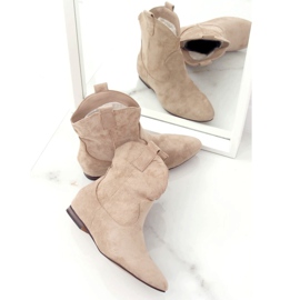 Naisten beige sashki -mokkanahka NC1071 Beige 1