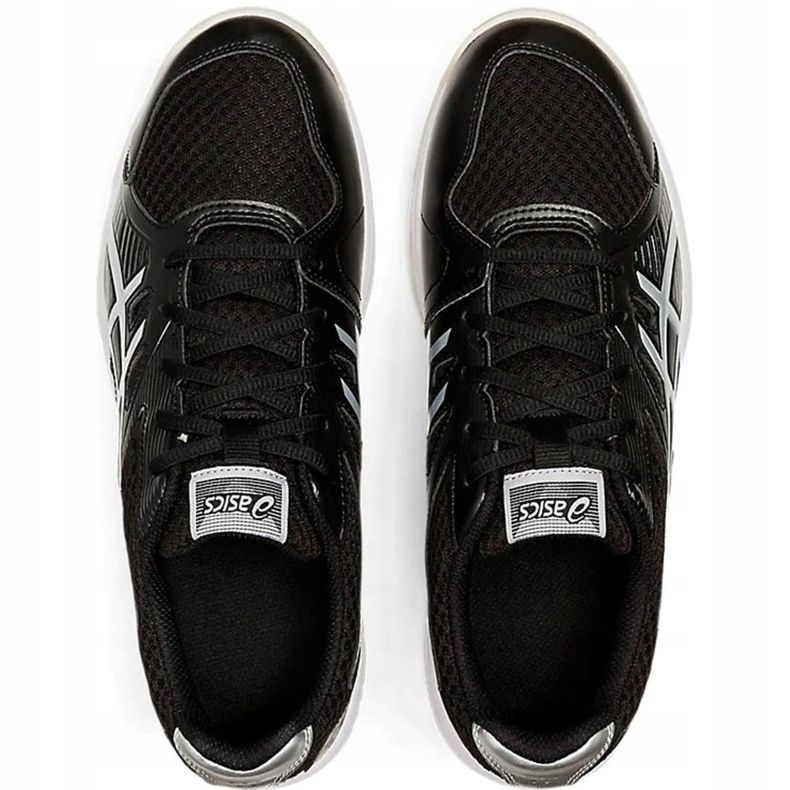 Asics Upcourt 3, mustat 1071A019 005 miesten lentopallokengät 1