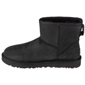 Saappaat Ugg W Classic Mini Leather W 1016558-BLK musta 1