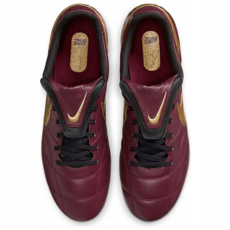 Nike Nike Premier Ii Fg M 917803 690 jalkapallokengät burgundia, kultaa punainen 1