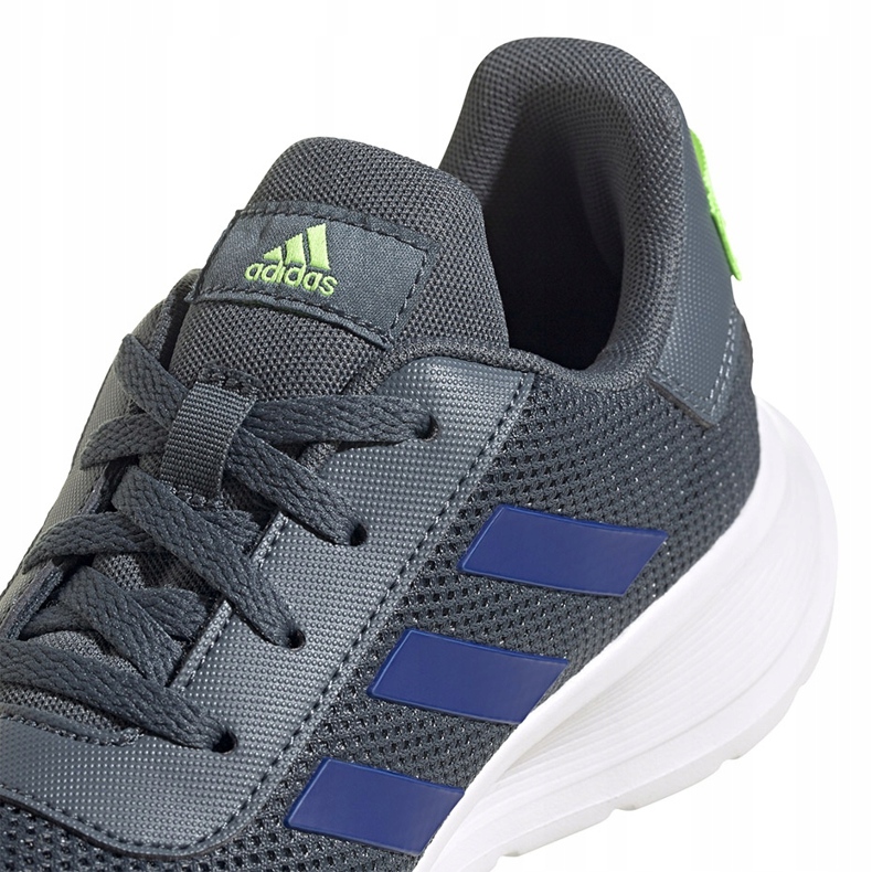 Adidas Tensaur Run K harmaa FV9444 lasten kengät sininen vihreä 2
