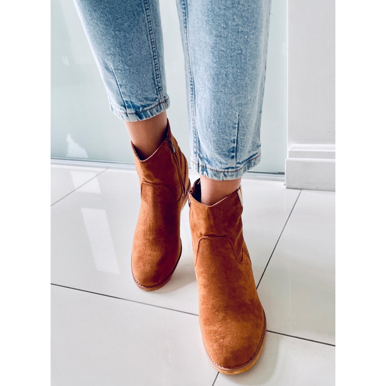 BM Saappaat piilotetulla kiilakamelilla ZT1013 Camel ruskea 1