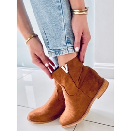 BM Saappaat piilotetulla kiilakamelilla ZT1013 Camel ruskea 2